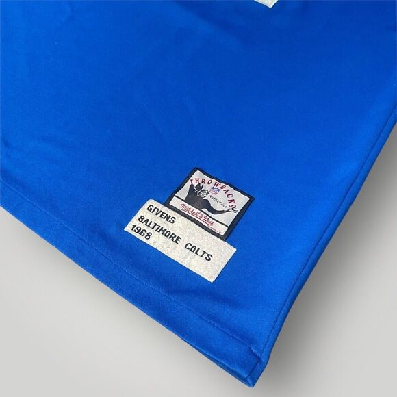 VTG Mitchell & Ness Baltimore Colts 1968 #81 Givens Throwback Jersey *Read* - Picture 3 of 14